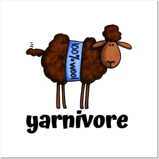 Yarnivore (Dark Sheep) Posters and Art